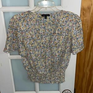 Moa Moa floral crop top